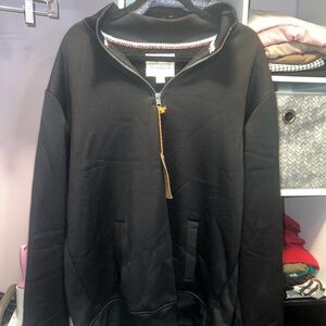 Vintage Anthracite Zip-Up Hoodie